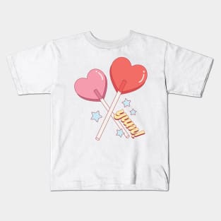 Valentine lollipops Kids T-Shirt